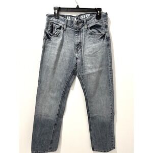 Nautica Jeans Co Mens 30x32 Relaxed Fit Medium Wash Blue Jeans NJCO Crafted